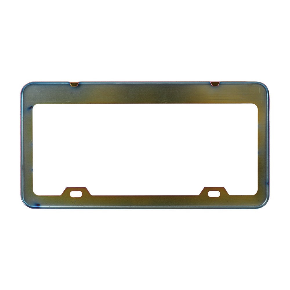 Brand New 1PCS Nismo Neo Chrome Stainless Steel License Plate Frame W/ Screw Caps