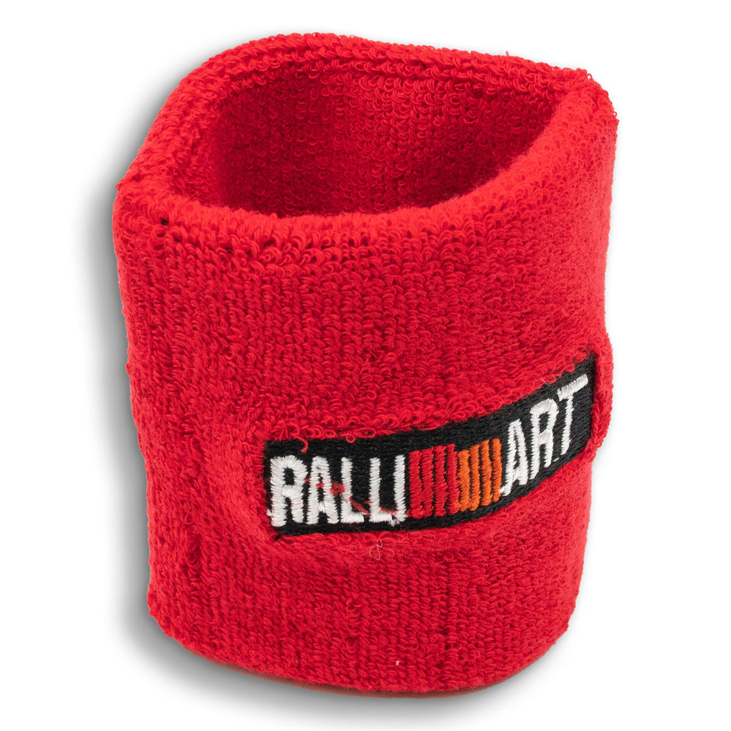 Brand New 2PCS Racing Ralliart Red Car Reservoir Tank Oil Cover Sock Racing Tank Sock