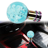 Brand New Universal Jdm Round Ball Crystal Clear Bubble Manual Car Racing Gear Shift Knob Shifter M12 M10 M8