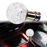 Brand New Universal Jdm Round Ball Crystal Clear Bubble Manual Car Racing Gear Shift Knob Shifter M12 M10 M8