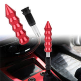 Brand New Universal Bamboo Spiked Style Red Automatic Car Gear Shift Knob Shifter