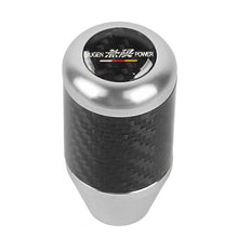 Load image into Gallery viewer, Brand New Universal Mugen Silver Real Carbon Fiber Racing Gear Stick Shift Knob For MT Manual M12 M10 M8