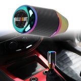 Brand New Universal Ralliart Neo-Chrome Real Carbon Fiber Racing Gear Stick Shift Knob For MT Manual M12 M10 M8