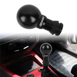 Brand New Universal JDM Mugen Round Ball Black Aluminum Automatic Gear Shift Knob Shifter