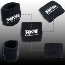 Load image into Gallery viewer, Brand New 2PCS Racing HKS Black Car Reservoir Tank Oil Cover Sock Racing Tank Sock