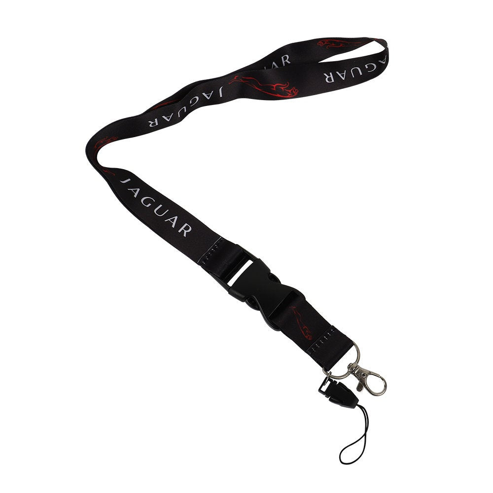 Brand New Jdm Jaguar Racing Double Sided Printed NYLON Lanyard Neck Strap KeyChain Quick Release