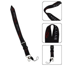 Load image into Gallery viewer, Brand New Jdm Jaguar Racing Double Sided Printed NYLON Lanyard Neck Strap KeyChain Quick Release