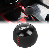 Brand New Mugen Leather Black Round Ball Shift Knob Manual Car Racing Gear Shifter M12x1.25