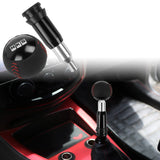 Brand New HKS Leather Black Round Ball Shift Knob Automatic Car Racing Gear Shifter