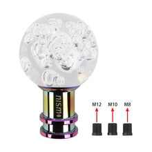 Load image into Gallery viewer, Brand New Nismo Universal Jdm Round Ball Crystal Clear Bubble Manual Car Racing Gear Shift Knob Shifter M12 M10 M8