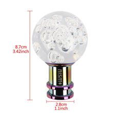 Load image into Gallery viewer, Brand New Nismo Universal Jdm Round Ball Crystal Clear Bubble Manual Car Racing Gear Shift Knob Shifter M12 M10 M8