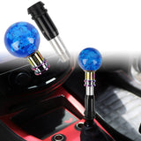 Brand New Universal Jdm Nismo Round Ball Blue Crystal Bubble Automatic Car Racing Gear Shift Knob Shifter M12 M10 M8