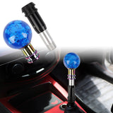 Brand New Universal Jdm Mugen Round Ball Crystal Bubble Blue Automatic Car Racing Gear Shift Knob Shifter M12 M10 M8