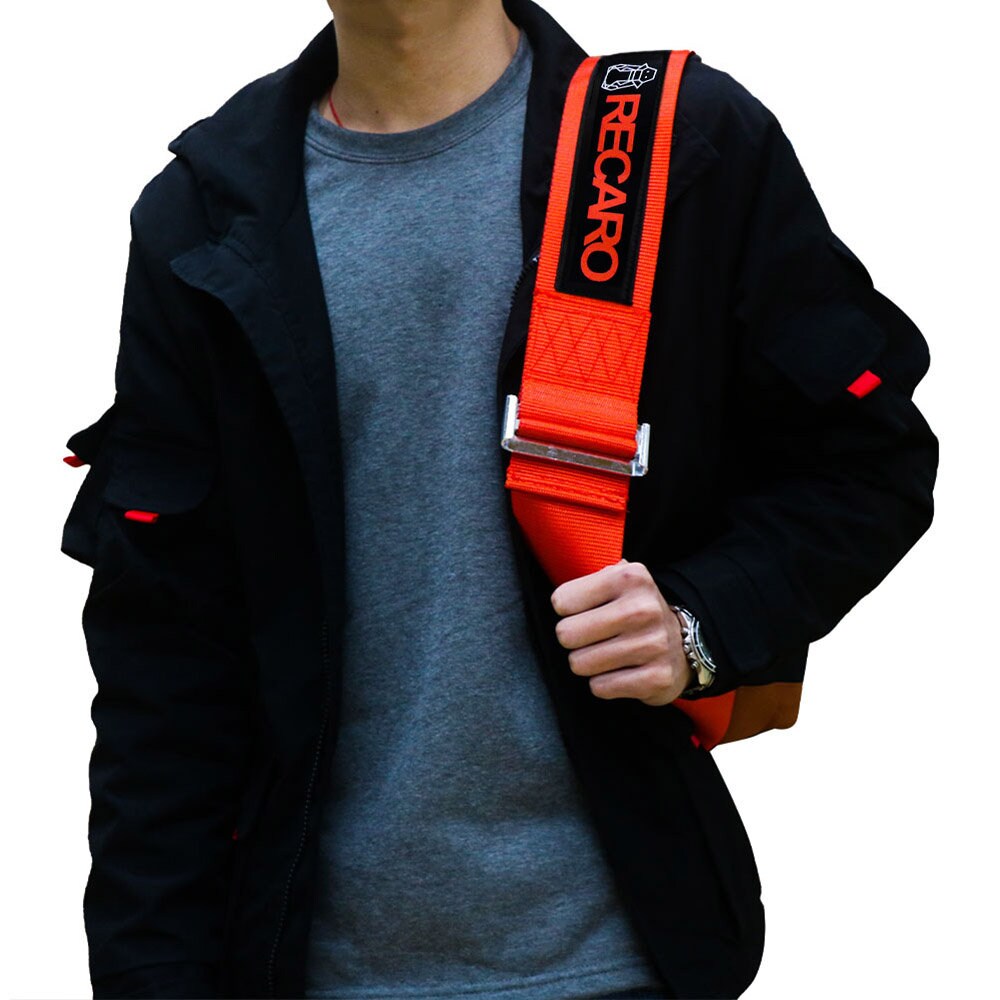 Brand New JDM Recaro Bride Racing Red Harness Adjustable Shoulder Strap Back Pack