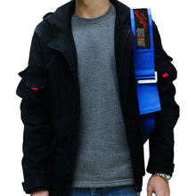 Load image into Gallery viewer, Brand New JDM Ralliart Bride Racing Blue Harness Adjustable Shoulder Strap Back Pack