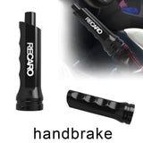 Brand New 1PCS Recaro Black Aluminum Car Handle Hand Brake Sleeve Universal Cover For Universal