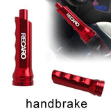 Brand New 1PCS Recaro Red Aluminum Car Handle Hand Brake Sleeve Universal Cover For Universal