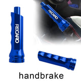 Brand New 1PCS Recaro Blue Aluminum Car Handle Hand Brake Sleeve Universal Cover For Universal