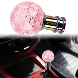 Brand New Universal Jdm Round Ball Crystal Clear Bubble Manual Car Racing Gear Shift Knob Shifter M12 M10 M8