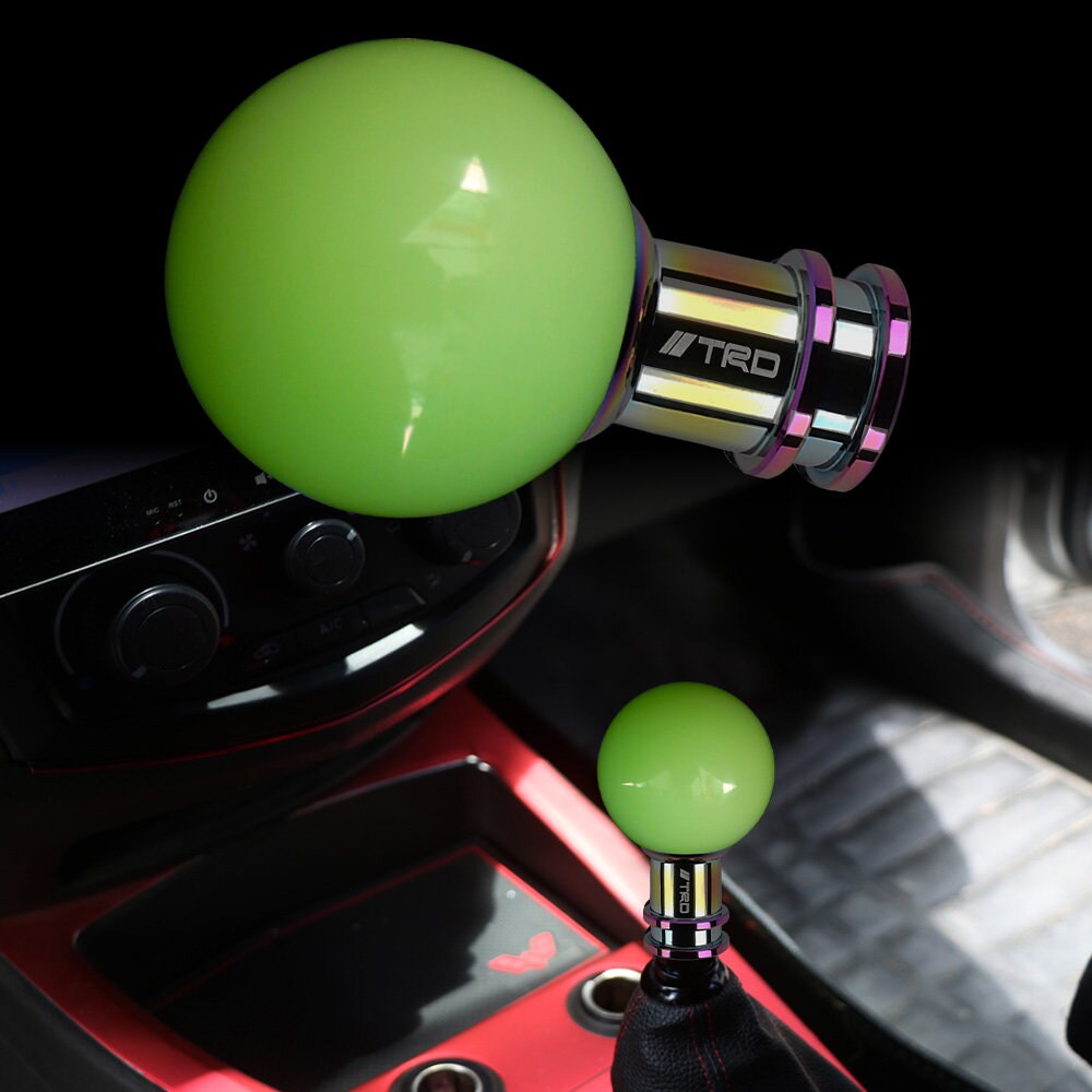 Brand New Universal Jdm Round Ball Crystal Clear Bubble Manual Car Racing Gear Shift Knob Shifter M12 M10 M8