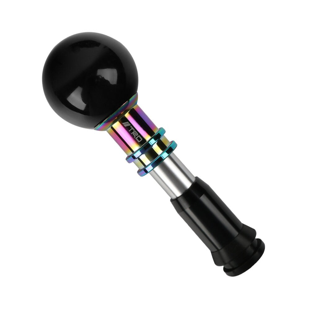 Brand New Universal Jdm TRD Round Ball Black Automatic Car Racing Gear Shift Knob Shifter M12 M10 M8