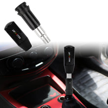 Load image into Gallery viewer, Brand New Universal Ralliart Black Carbon Fiber Automatic Gear Shift Knob Shifter Lever Head