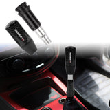 Brand New Universal Bride Black Carbon Fiber Automatic Gear Shift Knob Shifter Lever Head