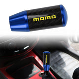 Brand New Universal Momo Blue Carbon Fiber Manual Gear Stick Shift Knob Lever Shifter M12 M10 M8