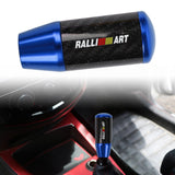 Brand New Universal Ralliart Blue Carbon Fiber Manual Gear Stick Shift Knob Lever Shifter M12 M10 M8