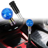 Brand New Universal Jdm TRD Round Ball Blue Crystal Bubble Automatic Car Racing Gear Shift Knob Shifter M12 M10 M8