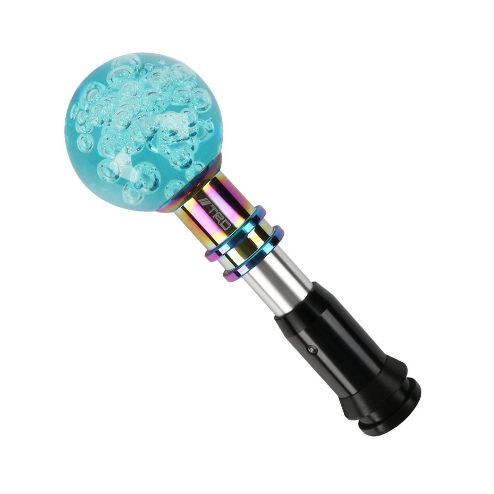 Brand New Universal Jdm TRD Round Ball Green Crystal Bubble Automatic Car Racing Gear Shift Knob Shifter M12 M10 M8