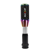 Load image into Gallery viewer, Brand New Universal Ralliart Neo-Chrome Carbon Fiber Automatic Gear Shift Knob Shifter Lever Head