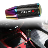 Brand New Universal Nismo Neo-Chrome Carbon Fiber Manual Gear Stick Shift Knob Lever Shifter M12 M10 M8