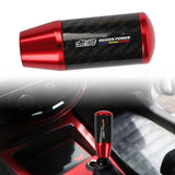 Brand New Universal Mugen Power Red Carbon Fiber Manual Gear Stick Shift Knob Lever Shifter M12 M10 M8