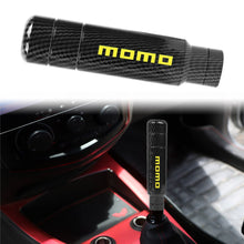 Load image into Gallery viewer, Brand New Universal Momo Carbon Fiber Aluminum Manual Gear Stick Shift Knob Shifter M8 M10 M12