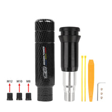 Load image into Gallery viewer, Brand New Universal Mugen Power Carbon Fiber Aluminum Automatic Gear Shift Knob Shifter