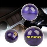 Brand New Universal Momo Pearl Purple Round Ball Shift Knob Car Gear MT Manual Shifter