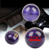 Brand New Universal HKS Pearl Purple Round Ball Shift Knob Car Gear MT Manual Shifter