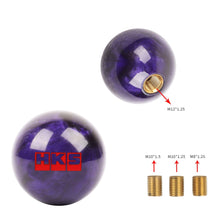 Load image into Gallery viewer, Brand New Universal HKS Pearl Purple Round Ball Shift Knob Car Gear MT Manual Shifter