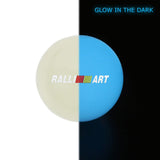 Brand New Jdm Ralliart Universal Glow In the Dark Blue Round Ball Shift Knob M8 M10 M12 Adapter