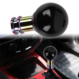 Brand New Universal Jdm Round Ball Black Manual Car Racing Gear Shift Knob Shifter M12 M10 M8