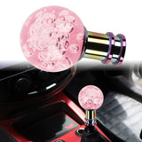 Brand New Universal Jdm Round Ball Crystal Clear Bubble Manual Car Racing Gear Shift Knob Shifter M12 M10 M8