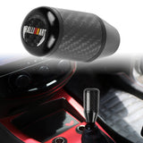 Brand New Universal Ralliart Black Real Carbon Fiber Racing Gear Stick Shift Knob For MT Manual M12 M10 M8