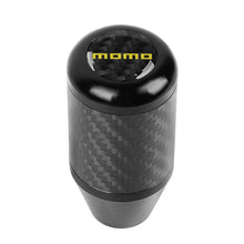 Load image into Gallery viewer, Brand New Universal Momo Black Real Carbon Fiber Racing Gear Stick Shift Knob For MT Manual M12 M10 M8