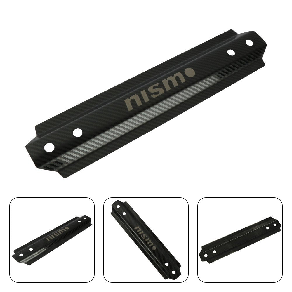 Brand New UNIVERSAL Nismo Carbon Fiber Aluminum Car Battery Tie Down Mount Bracket Brace Bar