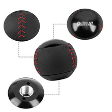 Load image into Gallery viewer, Brand New Ralliart Leather Black Round Ball Shift Knob Manual Car Racing Gear Shifter M12x1.25