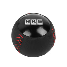 Load image into Gallery viewer, Brand New HKS Leather Black Round Ball Shift Knob Manual Car Racing Gear Shifter M12x1.25