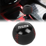 Brand New Nismo Leather Black Round Ball Shift Knob Manual Car Racing Gear Shifter M12x1.25