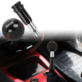 Brand New Ralliart Leather Black Round Ball Shift Knob Automatic Car Racing Gear Shifter