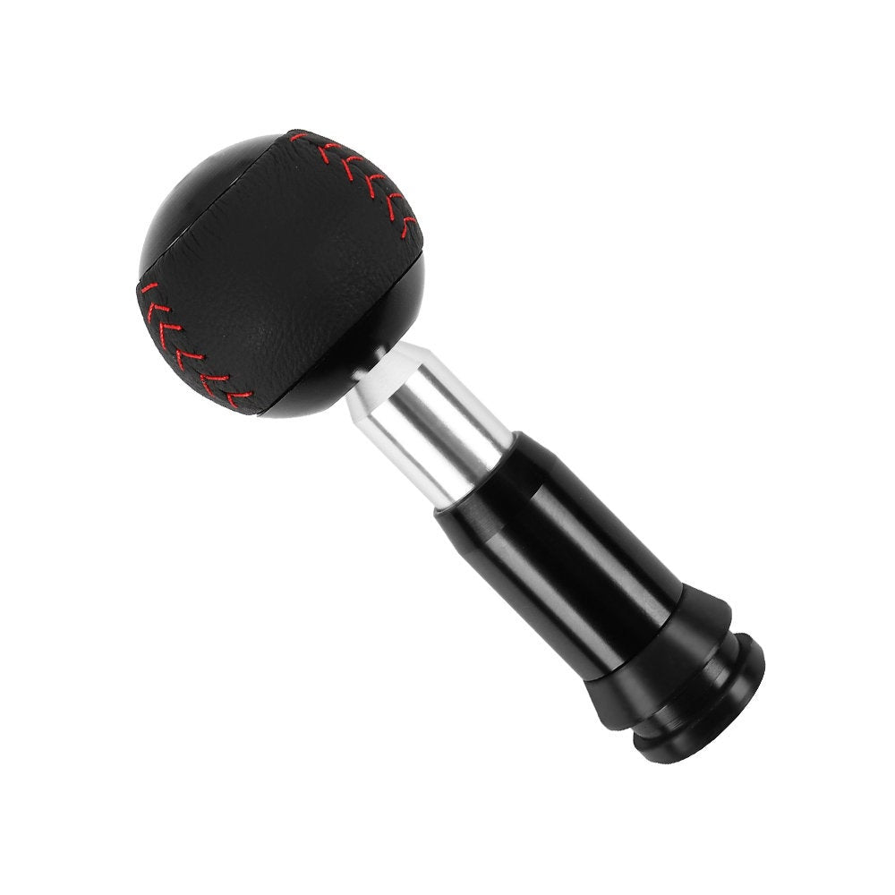 Brand New Momo Leather Black Round Ball Shift Knob Automatic Car Racing Gear Shifter